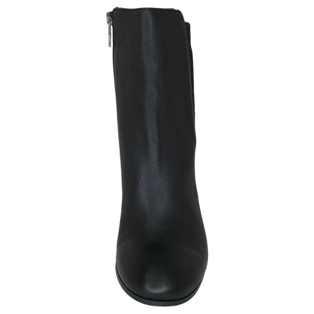 Kenneth Cole NY Justin Black Leather Womens Heeled Ankle Boots Size 9.5M - Picture 6 of 12